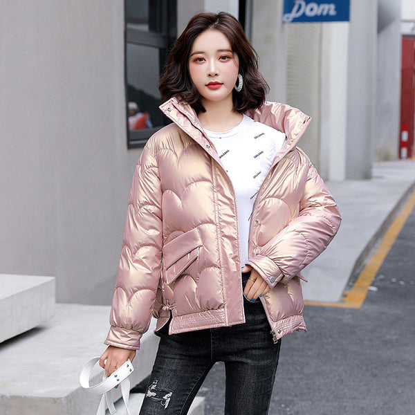 2024 New Korean Version Loose Cotton-Padded Jacket Small