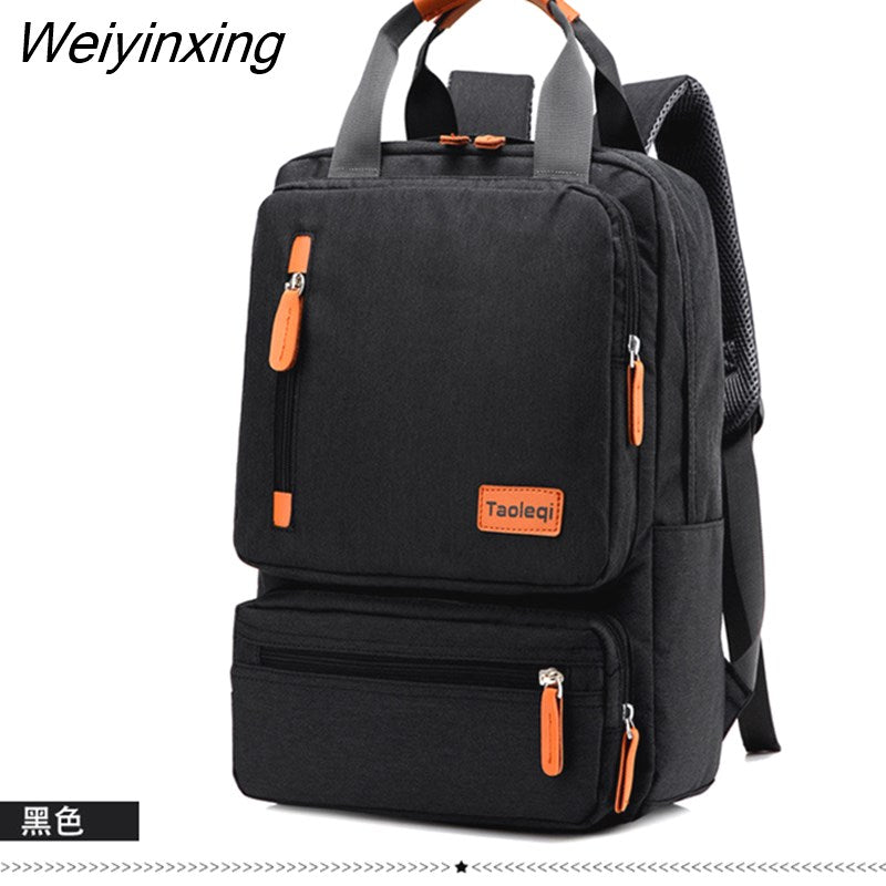 Weiyinxing Business Men Computer Backpack Light 15 inch Laptop Bag 2023 Waterproof Oxford cloth Lady Anti-theft Travel Backpack Gray