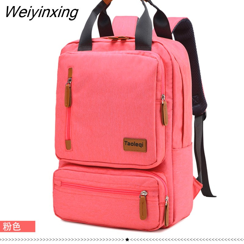 Weiyinxing Business Men Computer Backpack Light 15 inch Laptop Bag 2023 Waterproof Oxford cloth Lady Anti-theft Travel Backpack Gray