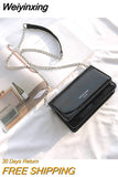 Weiyinxing Square Women Shoulder Bag 2023 New Fashion Silver Bolso Mujer Chain Crossbody Bag Female Y2k Daily Shopping Sac A Main