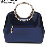 Weiyinxing High Quality Patent Leather Women Bag Ladies Cross Body Messenger Shoulder Bags Handbags Women Famous Brands Bolsa Feminina