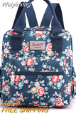 Weiyinxing Women School Bags Ladies Shoulder Backpacks Large Capacity Mommy Baby Nursing Bags Fashion Female Business Laptop Backpack