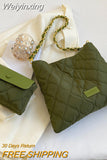 Weiyinxing 2 Set Soft Shoulder Side Bag for Women Designer Quilted Cloth Tote Bags Fashion Chain Crossbody Bag Handbags and Purses