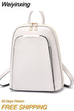 Weiyinxing backpack women 2023 new fashion trend student backpack large capacity portable backpack women