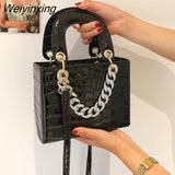 Weiyinxing Handbag Glitter Designer Purse Chain Women's Shoulder Bag Stylish Fashion Crossbody Bag For Girl 2023 Messenger Bags