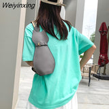 Weiyinxing Cute Pu Cat Dog Bag Women Bag Messenger Bag Wide Shoulder Straps Chest Bag Shoulder Bags Student Storage Bag Little Bag