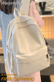 Weiyinxing Female Waterproof Fashion Girl Travel Nylon Book Bags Women Student Laptop Cute School Bag Cool Lady College Backpack New