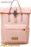 weiyinxing Female Cute College Backpack Girl Male Travel Book Backpack Nylon Fashion Ladies Leisure Bag Women Laptop Men School Bags