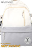 Weiyinxing Cute Laptop College Backpack Cool Women Travel Nylon Student Backpack Female Kawaii Trendy Book Bag Fashion Girl School Bag