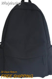 Weiyinxing Women Travel Nylon Red Student Backpack Female Kawaii Trendy Book Bag Lady Laptop College Backpack Fashion Girl School Bags