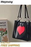 Weiyinxing Pattern Women PU Leather Shoulder Bags Female Cool Girl Purple Underarm Bag Fashion Design Ladies Small Tote Handbags
