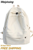 Weiyinxing Female Cotton Canvas Backpack Kawaii Women Vintage School Bag Teenage Girl Cute Backpacks Fashion Ladies Luxury Bag Book