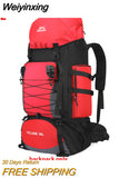 Weiyinxing Liters Large Hiking Backpack for Travel Man Women Luggage Camping Shoulder Bags Outdoor Climbing Trekking Men Traveling Bag