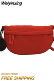 Weiyinxing Bags for Women Casual Solid Fashion Simple Cute Pendant Women's Design Handbag Spring New Female Crossbody Bag