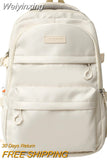 Weiyinxing Capacity Girl Boy White Laptop College Backpack Lady Men Travel Leisure Packet Women School Bag Fashion Female Male BookBag