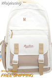 Weiyinxing Women Kawaii Student Laptop Book Bag Fashion Cool Female Travel College Backpack Girl Nylon School Backpack Lady Cute New