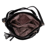Weiyinxing Women's Bag 2024 Soft Leather Large Capacity Handbag Fashion Mother Bag Middle-Aged One-Shoulder Cross-Body Bag Tide