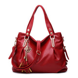 Weiyinxing Women's Bag 2024 Soft Leather Large Capacity Handbag Fashion Mother Bag Middle-Aged One-Shoulder Cross-Body Bag Tide