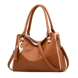 Weiyinxing Women's Bag Soft Skin Mother Bag 2024 Korean Version Of The New Fashion And Simple Middle-Aged Women's Bag Large Capacity Handbag