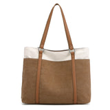Weiyinxing Shoulder Handbag Spring New Japanese And Korean Version Casual Women Trend Cloth Art Pure Color Women's Bag Versatile Canvas Women's Bag