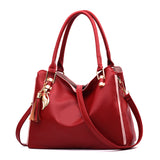 Weiyinxing Women's Bag Soft Skin Mother Bag 2024 Korean Version Of The New Fashion And Simple Middle-Aged Women's Bag Large Capacity Handbag