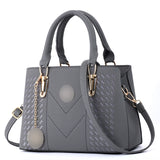 Weiyinxing Women's Bag Spring / Summer 2024 New Korean Version Fashion Embroidery Line Ladies Handbag Big Bag Single Shoulder Bag