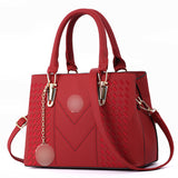 Weiyinxing Women's Bag Spring / Summer 2024 New Korean Version Fashion Embroidery Line Ladies Handbag Big Bag Single Shoulder Bag
