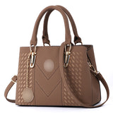 Weiyinxing Women's Bag Spring / Summer 2024 New Korean Version Fashion Embroidery Line Ladies Handbag Big Bag Single Shoulder Bag
