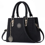Weiyinxing Women's Bag Spring / Summer 2024 New Korean Version Fashion Embroidery Line Ladies Handbag Big Bag Single Shoulder Bag