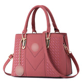 Weiyinxing Women's Bag Spring / Summer 2024 New Korean Version Fashion Embroidery Line Ladies Handbag Big Bag Single Shoulder Bag