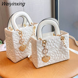 Weiyinxing handbags bags for women lady shoulder Purse Stylish Flowers Quilted Tote Bag Trend women's bag 2023 square crossbody bag