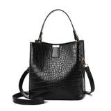 Weiyinxing Female 2024 Spring / Summer New Fashion Bucket Bag Korean Version Female Stone Grain Handbag Single Shoulder Cross-Body Bag Fairy Bag
