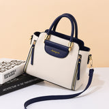 Weiyinxing Bullet Can Be Folded] Bag Female 2024 New Fashion Contrast Color Handbag Large Capacity One-Shoulder Cross-Body Bag Tide