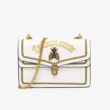 Weiyinxing Bee Women's Bag 2024 Internet Celebrities Have The Same Oblique Shoulder Bag As Ins Autumn And Winter Chain Shoulder Bag