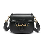 Weiyinxing Celebrity Same Style Women's Bag 2024 New Vintage Double Shoulder Straps And One Shoulder Slung Saddle Bag