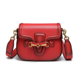 Weiyinxing Celebrity Same Style Women's Bag 2024 New Vintage Double Shoulder Straps And One Shoulder Slung Saddle Bag