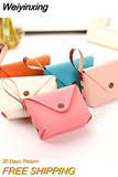 Weiyinxing Coin Purse Korean Version Cute Candy Color Storage Small Key Bag Creative Macaron Mini Soft Jewelry Bags Comfortable