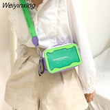 Weiyinxing Women's Bag 2023 Trend Flap Lady Crossbody Bags For Women Summer Woman Messenger Purse Jelly Women's Shoulder Bag