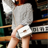Weiyinxing New Fashion Women's Bag, Small Square Bag, One-Shoulder Chain Bag, Women's Leather Bag, Star Source Of The Same Style.