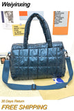 Weiyinxing Bags For Women Winter Cotton Bag 2023 Soft Nylon Waterproof Women Big Padded Tote Casual Handbags Fashion Crossbody Bag