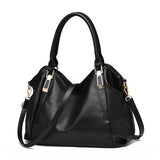 Weiyinxing Fashion Soft Leather Handbag Large Capacity Women's Bag Middle-Aged Women One-Shoulder Cross-Body Bag