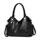 Weiyinxing Fashion Soft Leather Handbag Large Capacity Women's Bag Middle-Aged Women One-Shoulder Cross-Body Bag