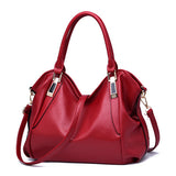 Weiyinxing Fashion Soft Leather Handbag Large Capacity Women's Bag Middle-Aged Women One-Shoulder Cross-Body Bag