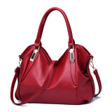 Weiyinxing Fashion Soft Leather Handbag Large Capacity Women's Bag Middle-Aged Women One-Shoulder Cross-Body Bag