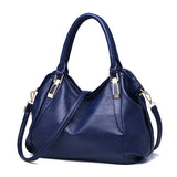 Weiyinxing Fashion Soft Leather Handbag Large Capacity Women's Bag Middle-Aged Women One-Shoulder Cross-Body Bag