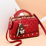 Weiyinxing Female 2024 New Fashion Bag Ling Case Small Fragrant Wind Portable Bag Boston Shoulder Bag
