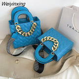 Weiyinxing Crossbody Bags For Women 2023 Dress Totes Women's Handbag Chain Stylish Lady Messenger Bag Wide Straps Shoulder Bag