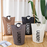 Weiyinxing Imitation Linen Large Size Moisture-Proof Storage Bag Handbag Satchel Aluminum Alloy Handbag Dirty Clothes Basket