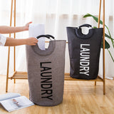 Weiyinxing Imitation Linen Large Size Moisture-Proof Storage Bag Handbag Satchel Aluminum Alloy Handbag Dirty Clothes Basket