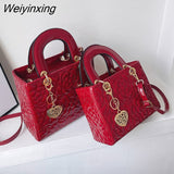 Weiyinxing handbags bags for women lady shoulder Purse Stylish Flowers Quilted Tote Bag Trend women's bag 2023 square crossbody bag